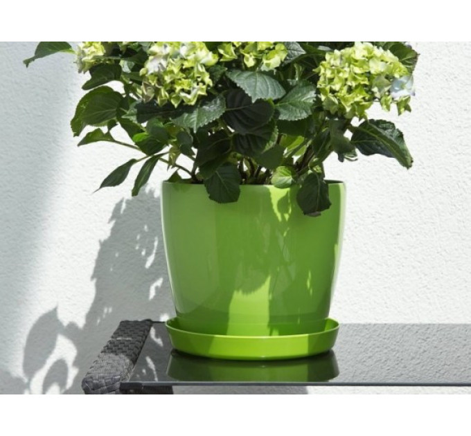 Горшок для цветов Магнолия 135мм салатовый