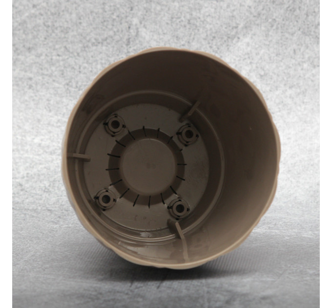 Горшок для цветов Elit Ромбик 0.75 л, капучино