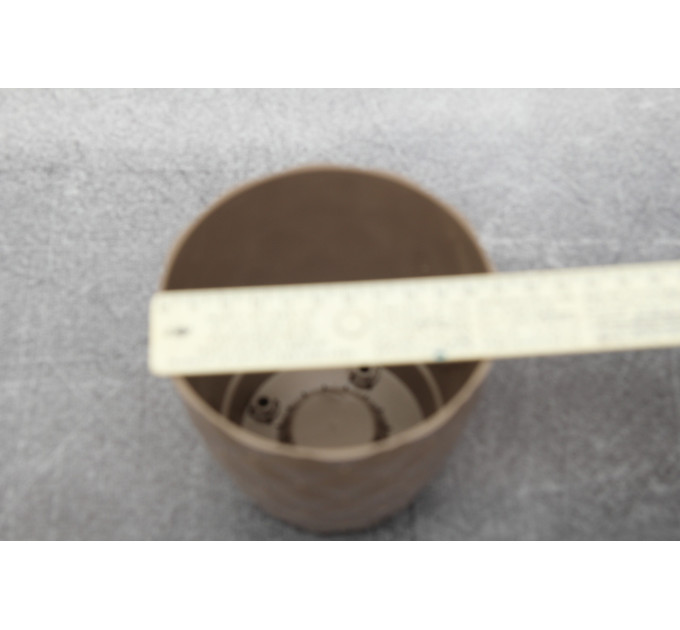 Горшок для цветов Elit Ромбик 0.75 л, капучино