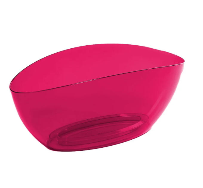 Горшок кашпо «ЛУНА», фуксия-прозрачный