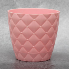 Горшок для цветов Elit Ромбик 0.75 л, розовый