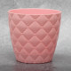 Горшок для цветов Elit Ромбик 0.75 л, розовый