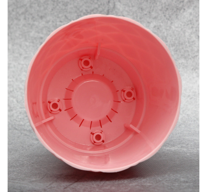 Горшок для цветов Elit Ромбик 0.75 л, розовый