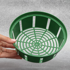 Корзинка для луковиц FormPlastic "Круглая-18", зеленая