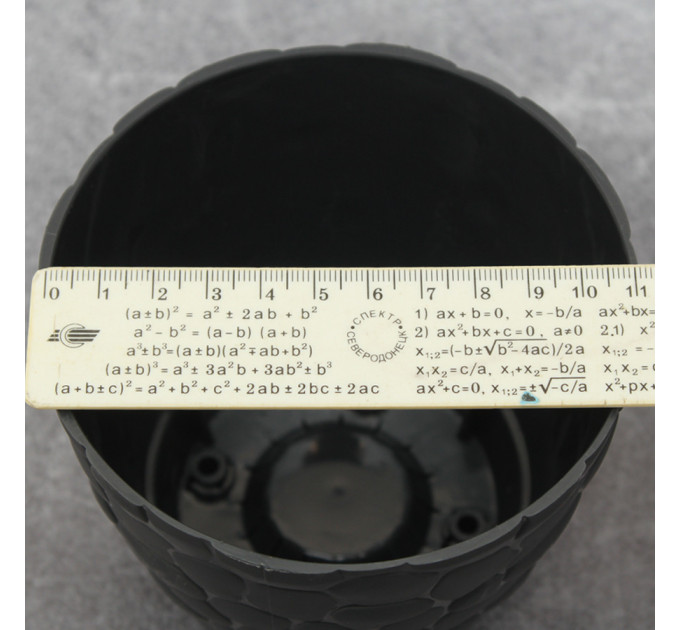 Горшок для цветов Elit Камни 0.75 л, антрацит