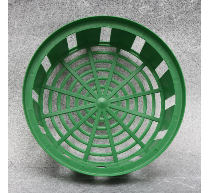 Корзинка для луковиц FormPlastic "Круглая-23", зеленая