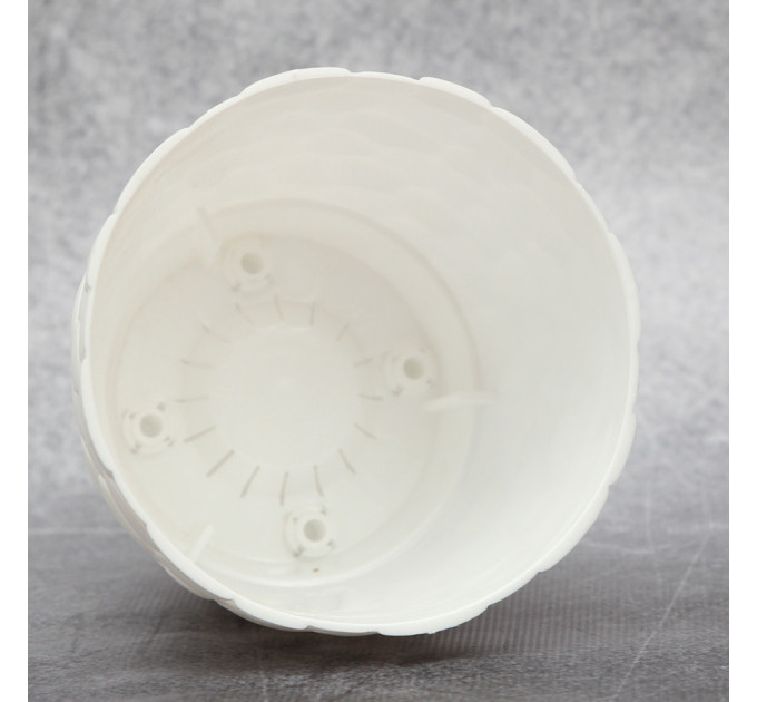 Горшок для цветов Elit Камни 0.75 л, белый