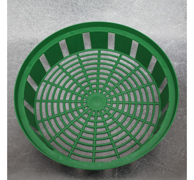 Корзинка для луковиц FormPlastic "Круглая-30", зеленая