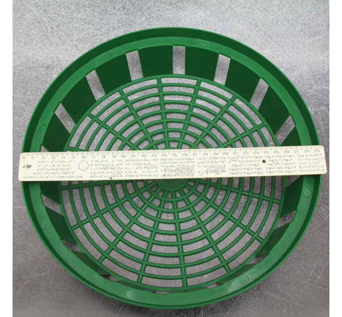 Корзинка для луковиц FormPlastic "Круглая-30", зеленая