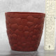 Горшок для цветов Elit Камни 0.75 л, бордовый
