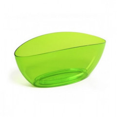 Горшок/кашпо Луна, прозрачный-зелений