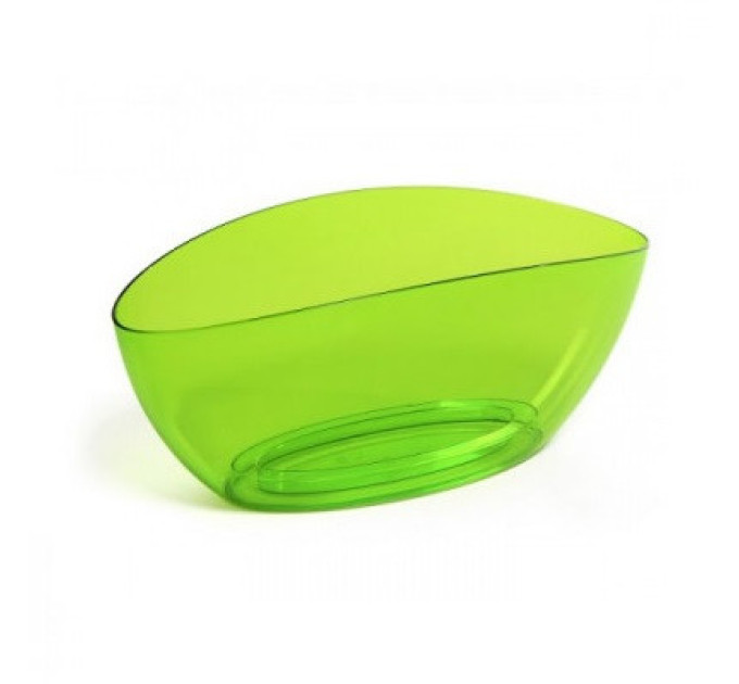 Горшок/кашпо Луна, прозрачный-зелений
