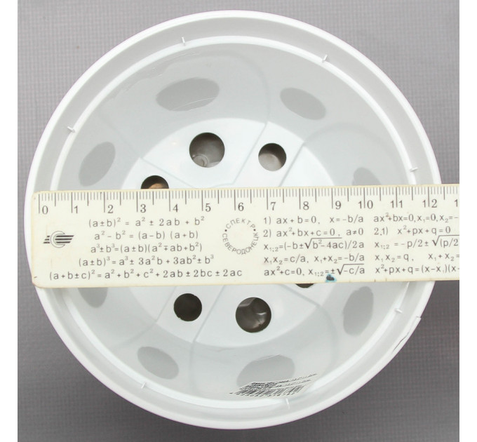 Вазон "Ібіс" подвійний 13,0*11,2 см. Алеана, какао/білий