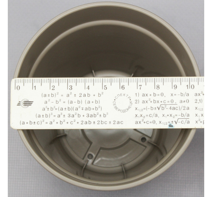 Вазон "Глория" с подставкой 11*10,2 см. Алеана, какао