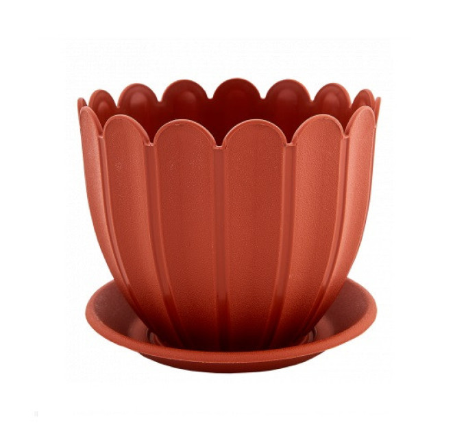 Вазон "Марго" з підставкою Алеана 12*10 см., теракот