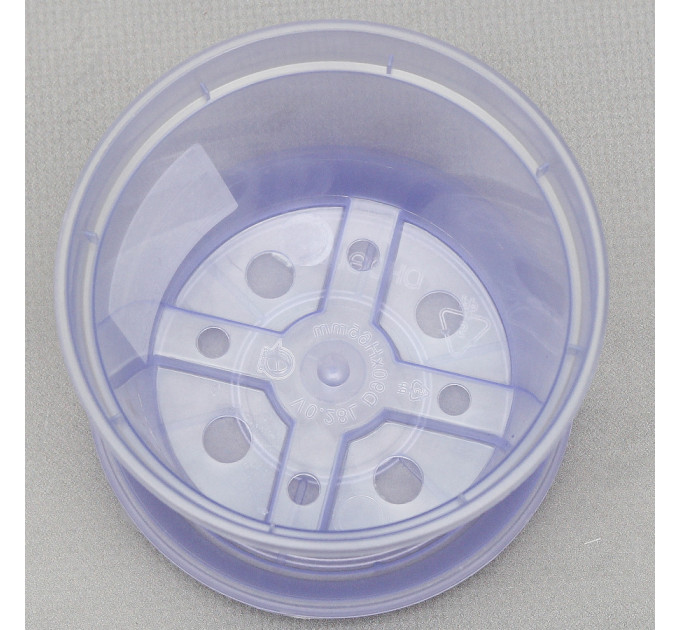 Вазон дренажний Алеана 9,0*6,5 см., фіолетовий (без підставки)