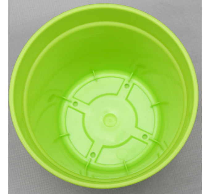 Вазон "Глория" с подставкой 11*10,2 см. Алеана, светло-зеленый