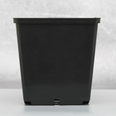 Вазон для рассады квадратный Алеана 1,6 л 13,0*13,0 см., черный