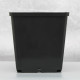 Вазон для розсади квадратний Алеана 13,0*13,0 см., чорний