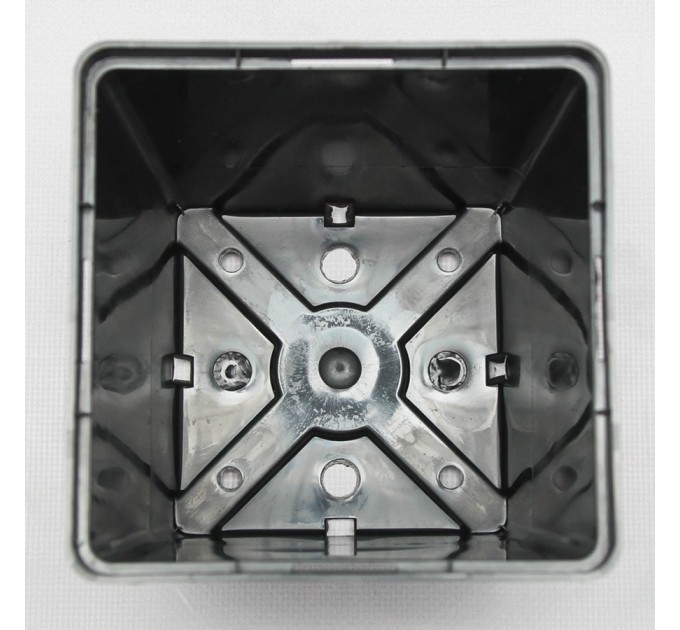 Вазон для розсади квадратний Алеана 13,0*13,0 см., чорний