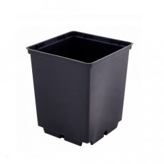 Вазон для рассады квадратный Алеана 6,0*5,5 см. 0,15 л, черный