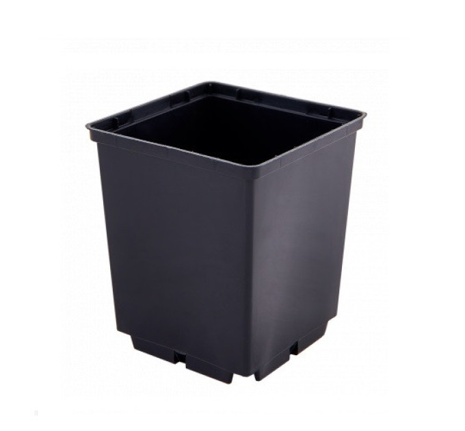 Вазон для розсади квадратний Алеана 6,0*5,5 см., чорний