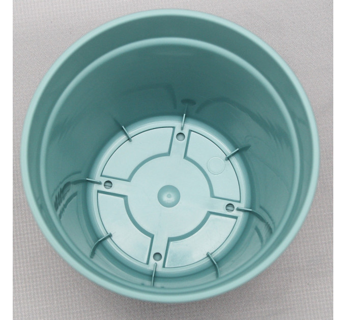 Вазон "Глория" с подставкой 11*10,2 см. Алеана, сизо-голубой