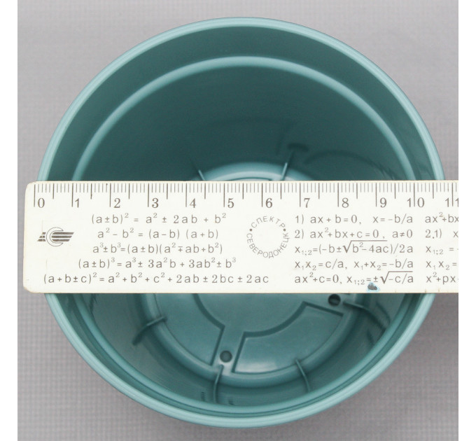 Вазон "Глория" с подставкой 11*10,2 см. Алеана, сизо-голубой