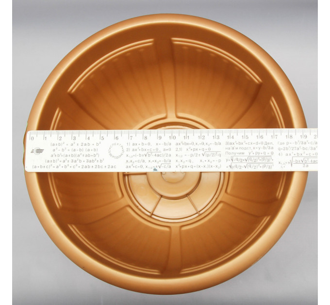 Вазон "Леон" с подставкой Алеана 21 см., бронзовый