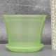 Вазон дренажний Алеана 14,0*10,5 см., салатовий (без підставки)