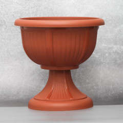 Вазон "Леон" с подставкой Алеана 21 см., терракот