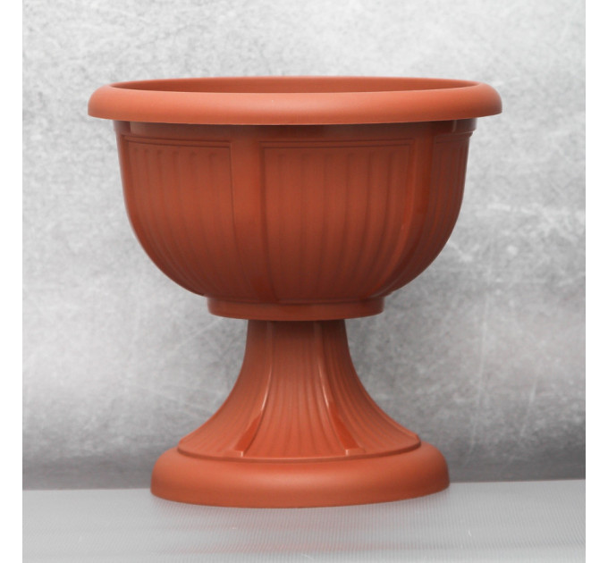 Вазон "Леон" з підставкою Алеана 21 см., теракот