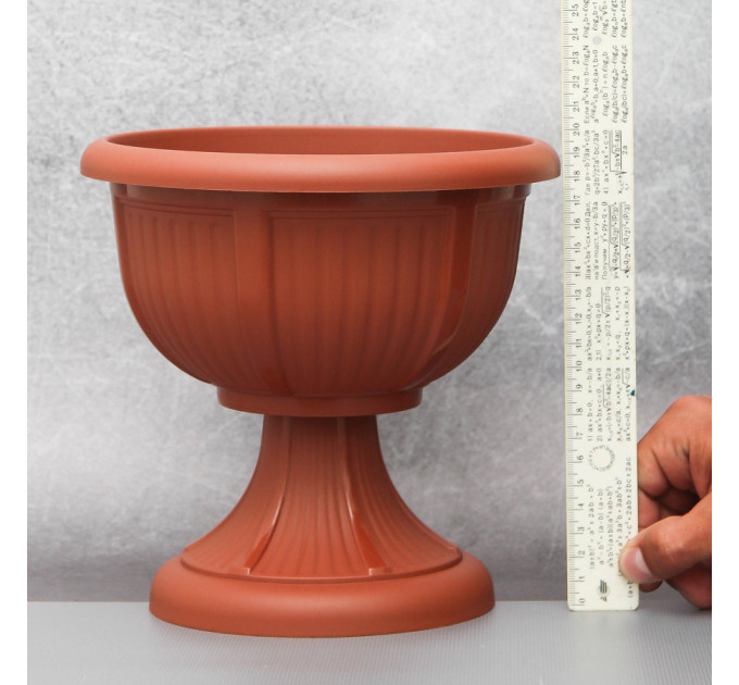 Вазон "Леон" з підставкою Алеана 21 см., теракот