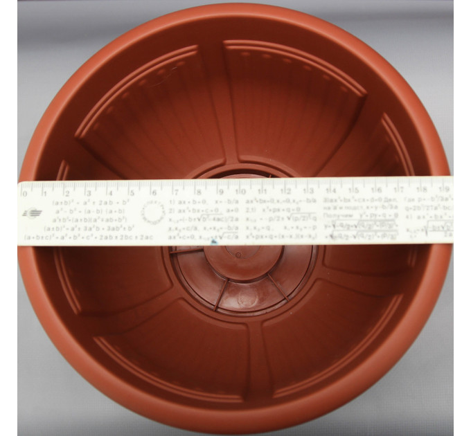 Вазон "Леон" з підставкою Алеана 21 см., теракот