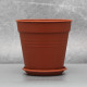 Вазон "Глорія" з підставкою 11*10,2 см. Алеана, теракот