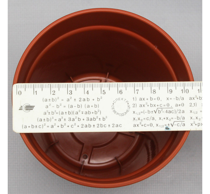 Вазон "Глорія" з підставкою 11*10,2 см. Алеана, теракот