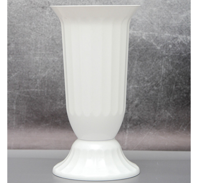 Вазон "Флора" з підставкою Алеана 29 см., білий
