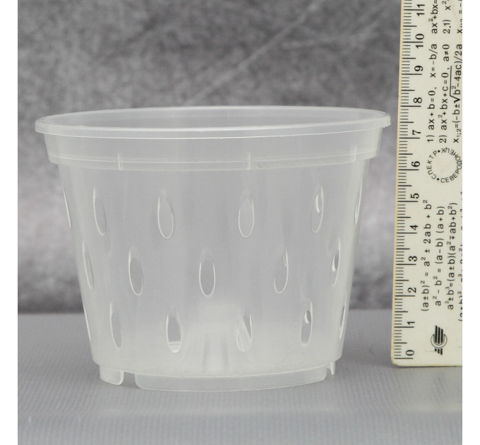 Вазон дренажний для орхідей Алеана 11,0*8,0 см.