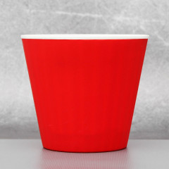 Вазон "Ибис" двойной 13,0*11,2 см. Алеана, красный/белый