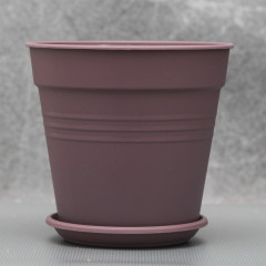 Вазон "Глория" с подставкой 11*10,2 см. Алеана, фиолетовый