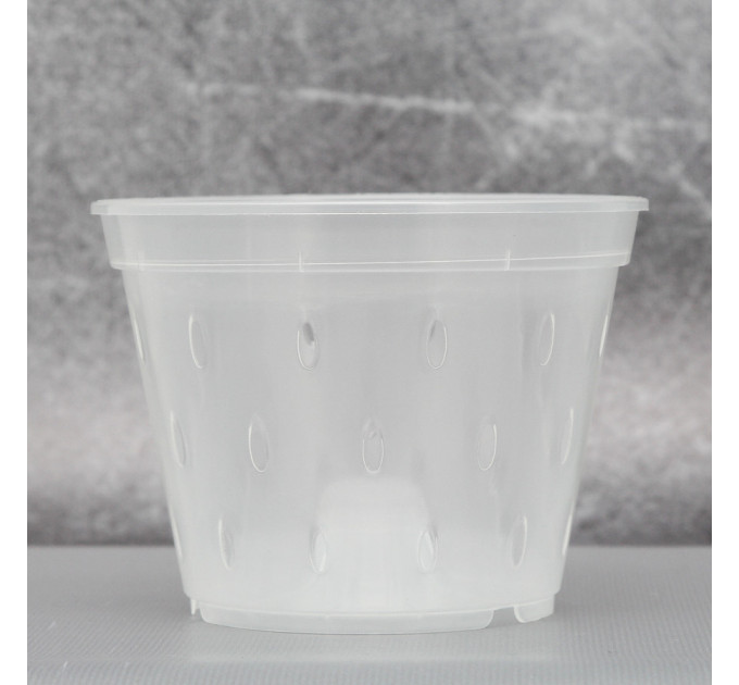 Вазон дренажний для орхідей Алеана 14,0*10,5 см.