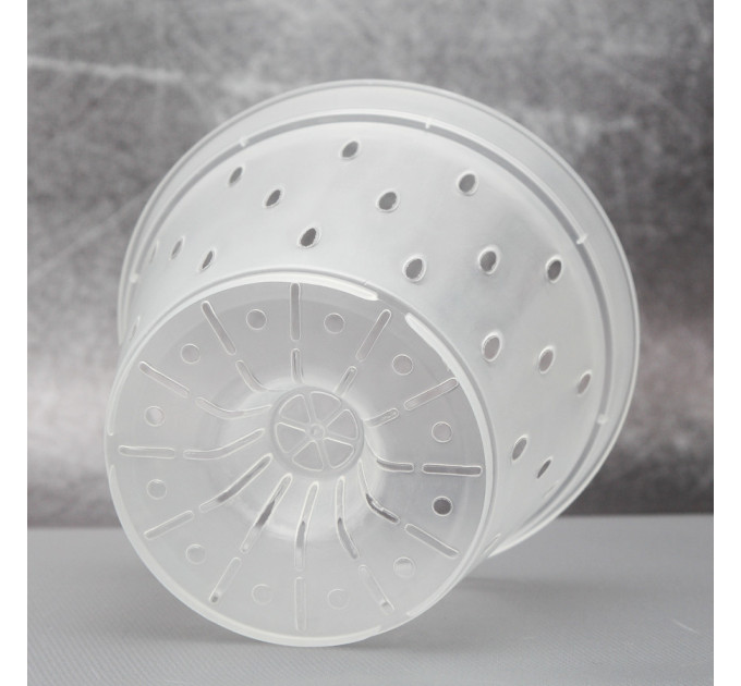 Вазон дренажний для орхідей Алеана 14,0*10,5 см.