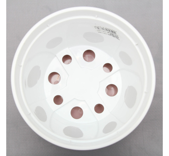 Вазон "Ібіс" подвійний 13,0*11,2 см. Алеана, фрезія/білий