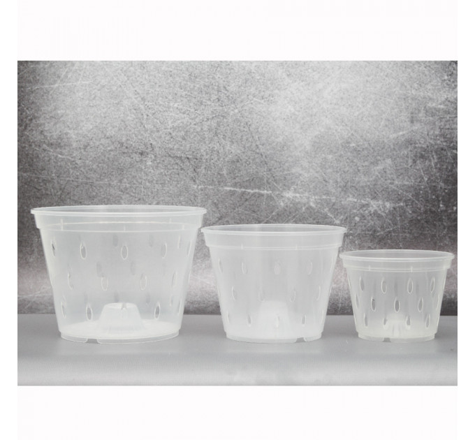 Вазон дренажний для орхідей Алеана 17,0*12,5 см.