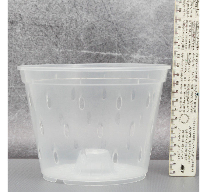 Вазон дренажний для орхідей Алеана 17,0*12,5 см.