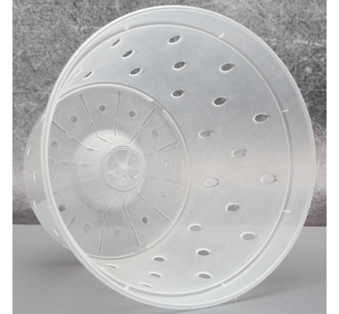 Вазон дренажний для орхідей Алеана 17,0*12,5 см.