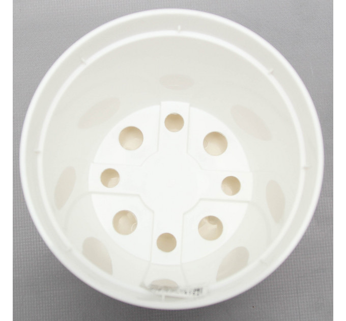 Вазон "Ібіс" подвійний 13,0*11,2 см. Алеана, білий