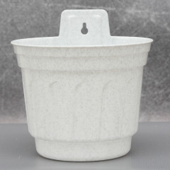 Вазон "Рина" настенный Алеана 14 см., белый флок