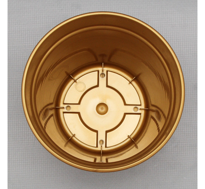 Вазон "Глория" с подставкой 11*10,2 см. Алеана, бронзовый