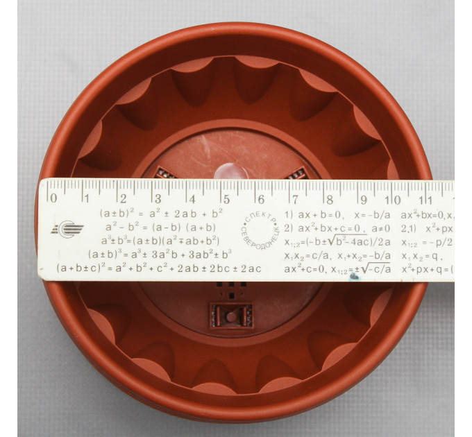 Вазон "Жанна" с подставкой Алеана 11*6 см., терракот